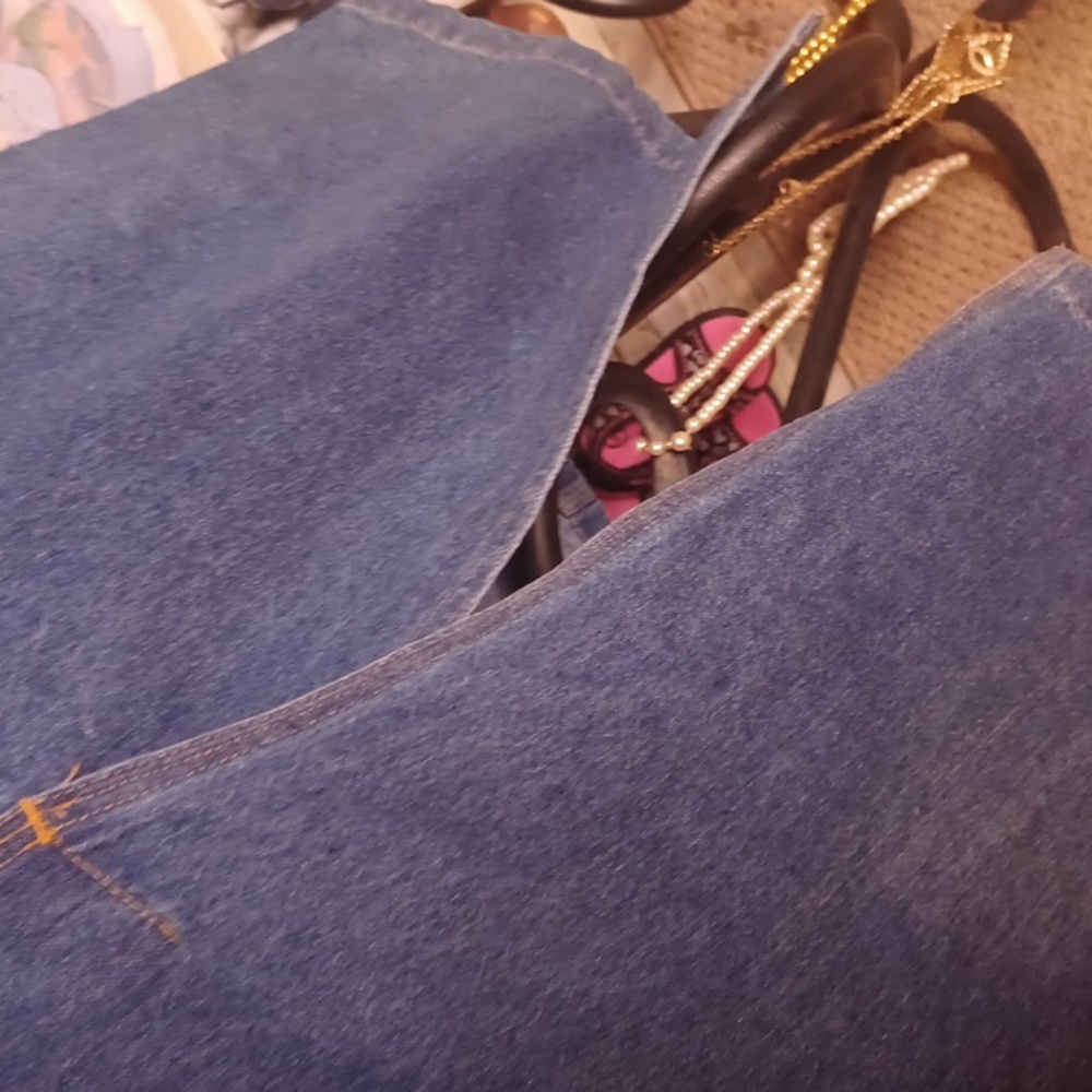 Vintage Harve Benard Classic Blue Denim Dress - Picture 8 of 9